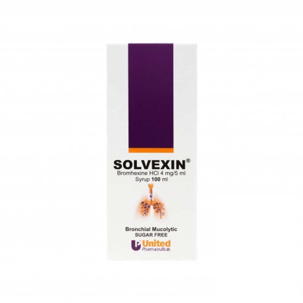 Solvexin Syrup 4mg/5ml 100ml