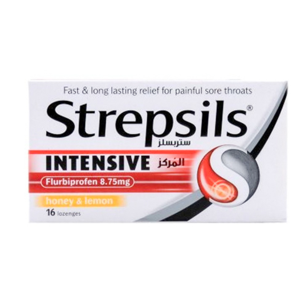 STREPSILS INTENSIVE HONEYLEMON 16 LOZENGES