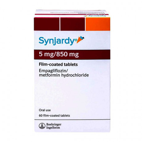 Synjardy 5mg/850mg 60 Tablets