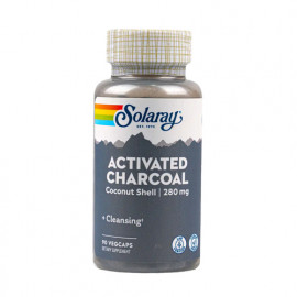 Solaray Activated Charcoal 280mg 90 Veg Capsules