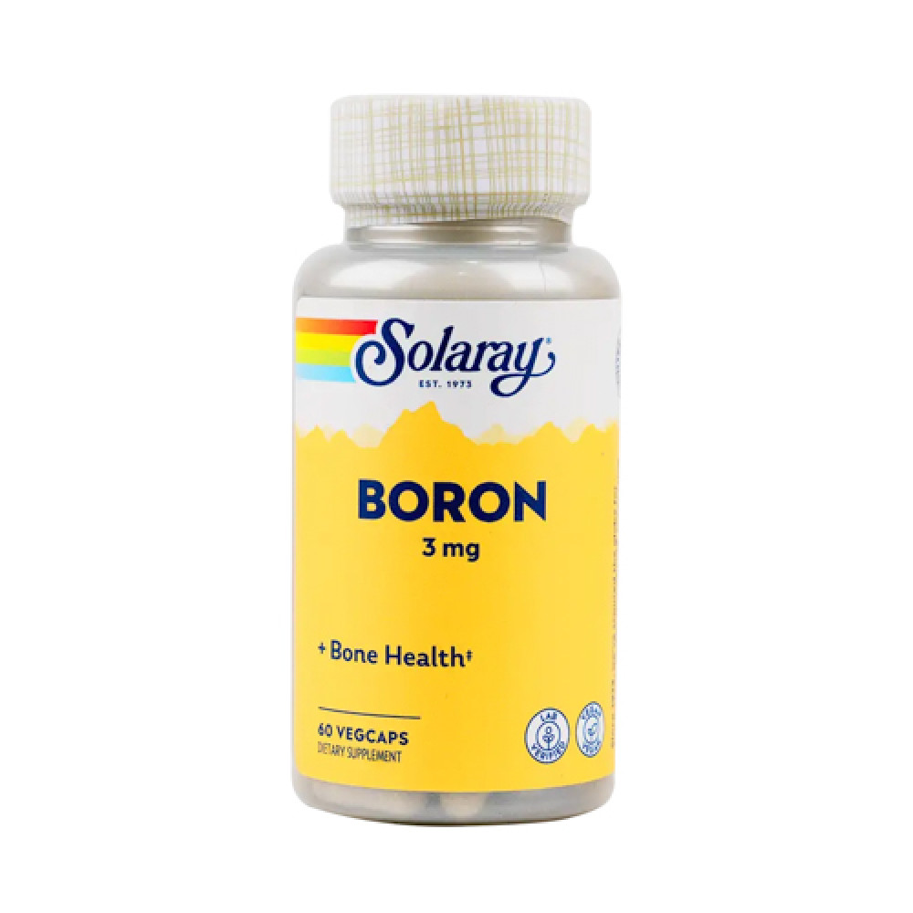 Solaray Boron 3mg 60 Veg Capsules