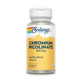 Solaray Chromium Picolinate 500mcg 60 Tablets
