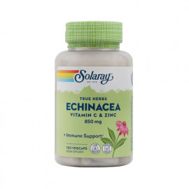 Solaray Echinacea Vitamin C & Zinc 850mg 100 Veg Capsules