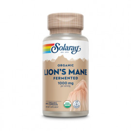 Solaray Fermented Lion’s Mane 1000mg 60 Veg Capsules