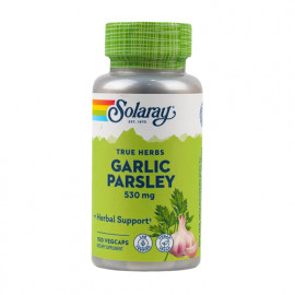 Solaray Garlic & Parsley 530mg 100 Veg Capsules