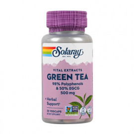 Solaray Green Tea 500mg 30 Veg Capsules
