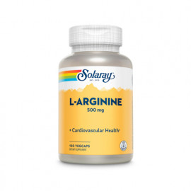 Solaray L-Arginine 500mg 100 Veg Capsules