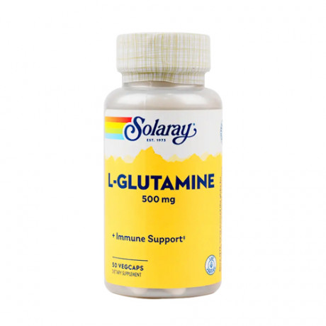 Solaray L-Glutamine 500mg 50 Veg Capsules