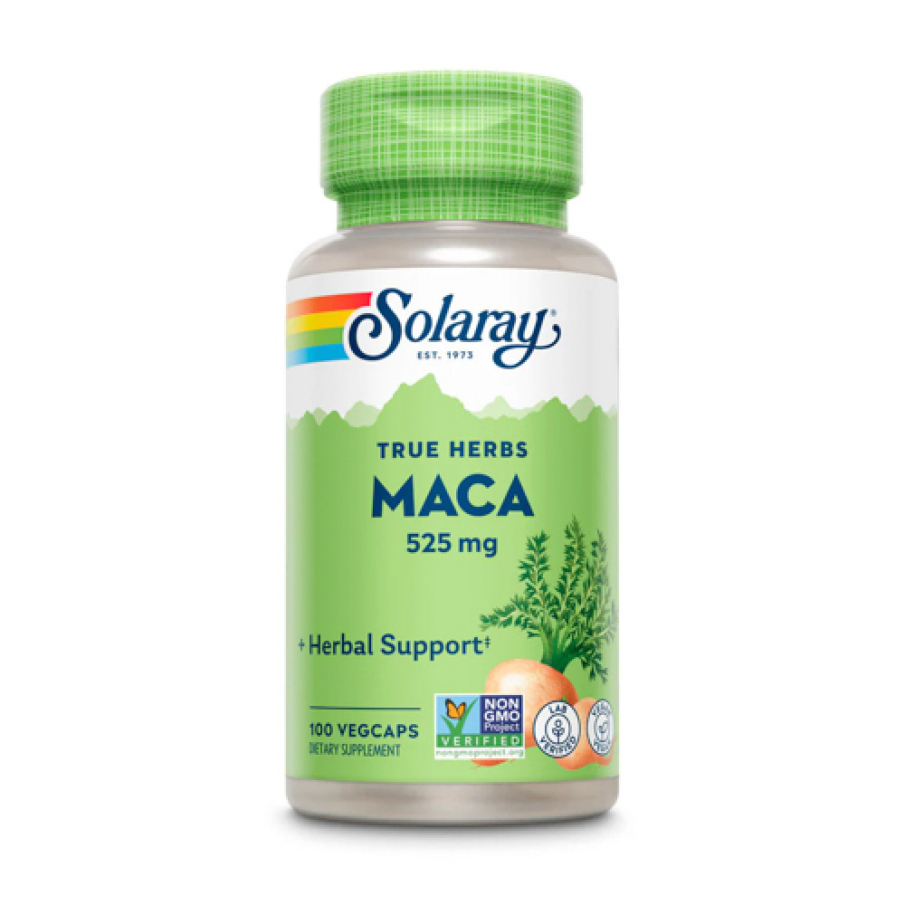 Solaray Maca 525mg 100 Veg Capsules