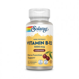 Solaray Vitamin B-12 5000mcg 30 Lozenges