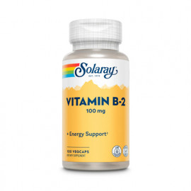 Solaray Vitamin B-2 100mg 100 Veg Capsules