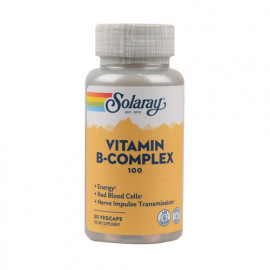 Solaray Vitamin B-Complex 100mg 50 Veg Capsules