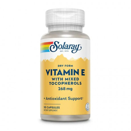 Solaray Vitamin E 400 IU (268 mg) 50 Softgels
