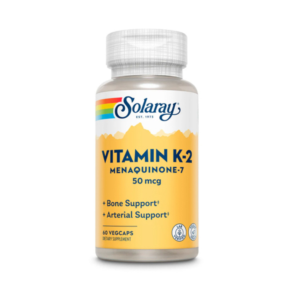 Solaray Vitamin K-2 50mcg 60 Veg Capsules