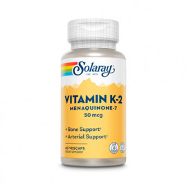 Solaray Vitamin K-2 50mcg 60 Veg Capsules