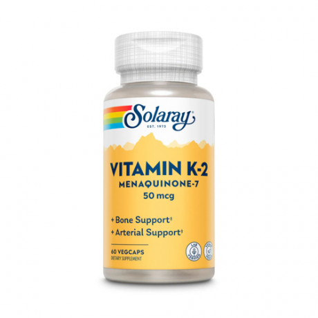Solaray Vitamin K-2 50mcg 60 Veg Capsules