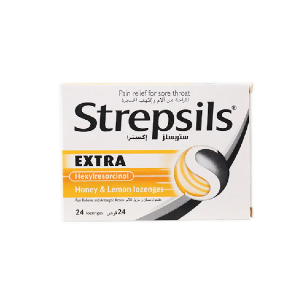 Strepsils Extra Honey & Lemon 24 Lozenges
