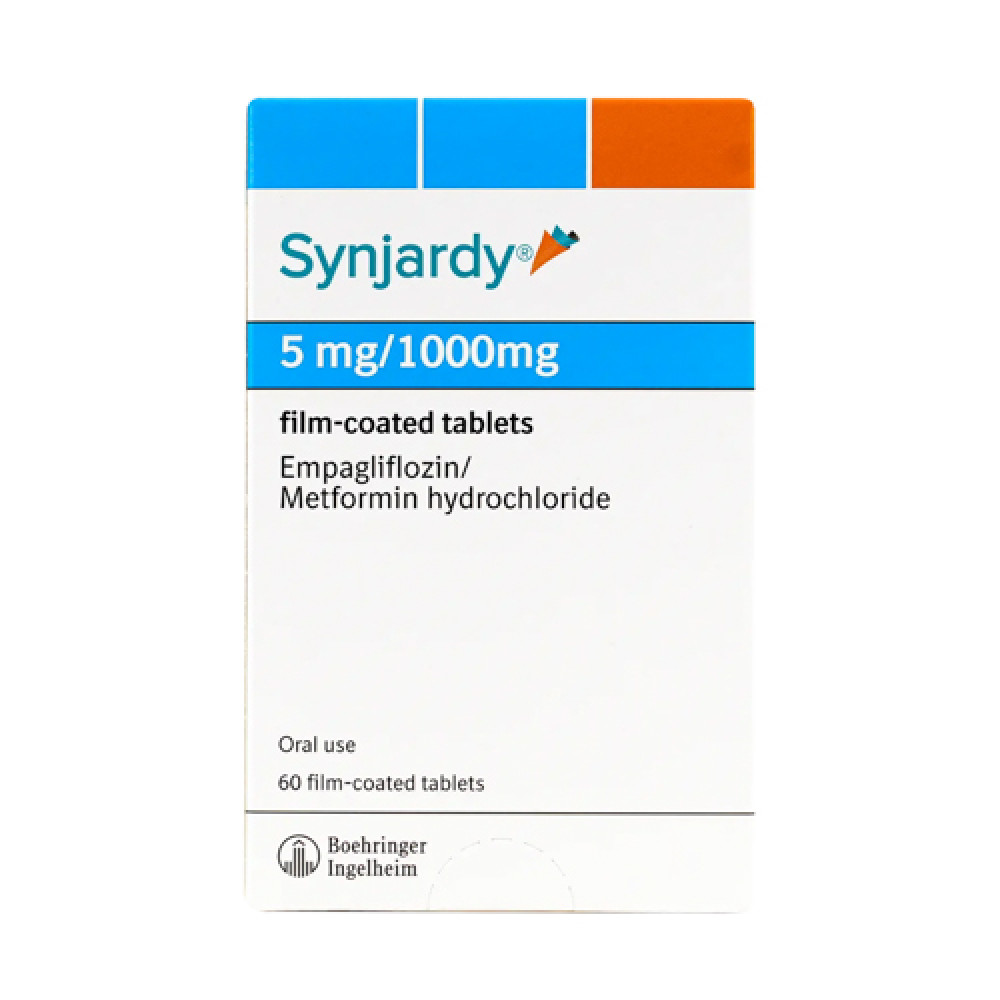 Synjardy 5mg/1000mg 60 Tablets
