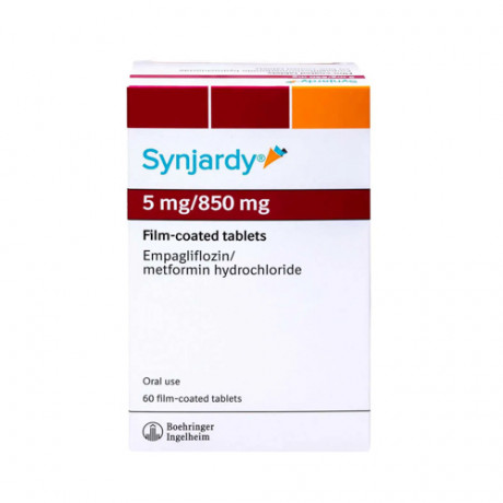 Synjardy 5mg/850mg 60 Tablets