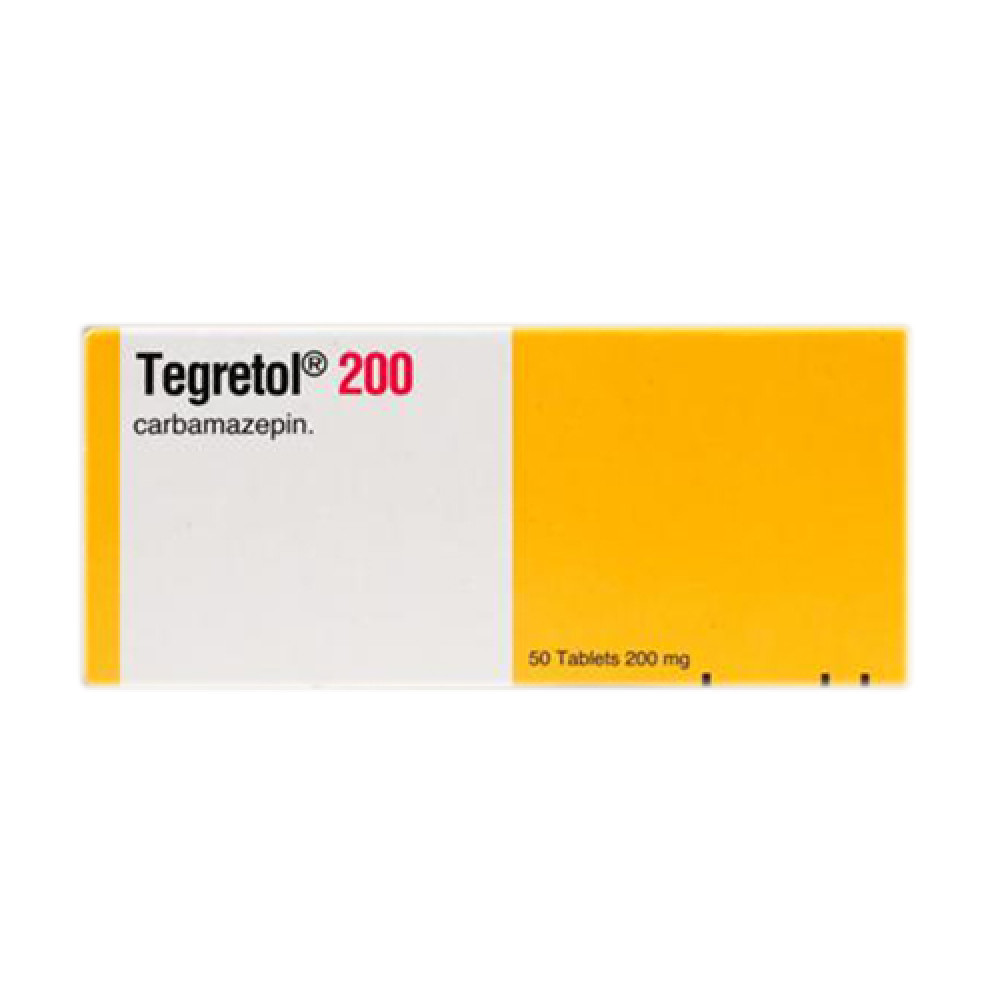 Tegretol 200mg 50 Tablets