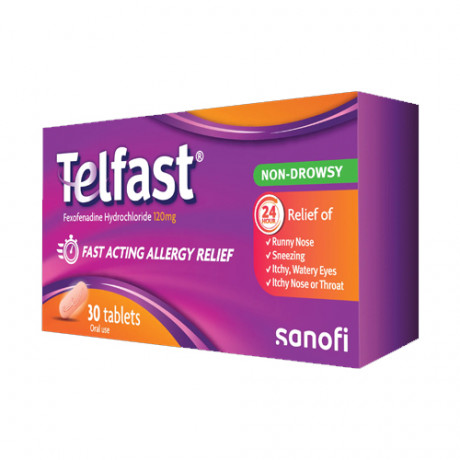 Telfast 120mg 30 Tablets 