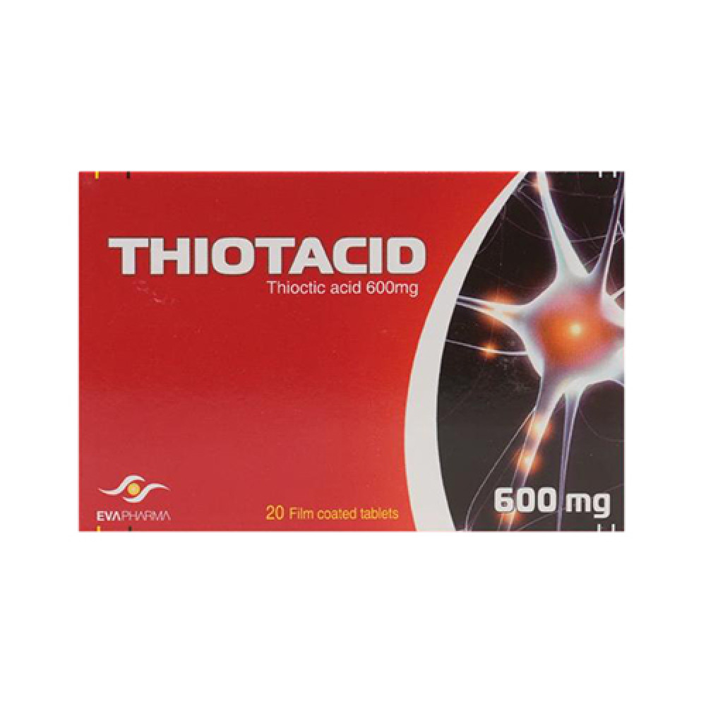 Thiotacid 600mg 20 Tablets