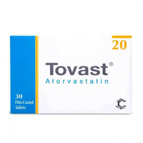 Tovast 20mg 30 Tablets