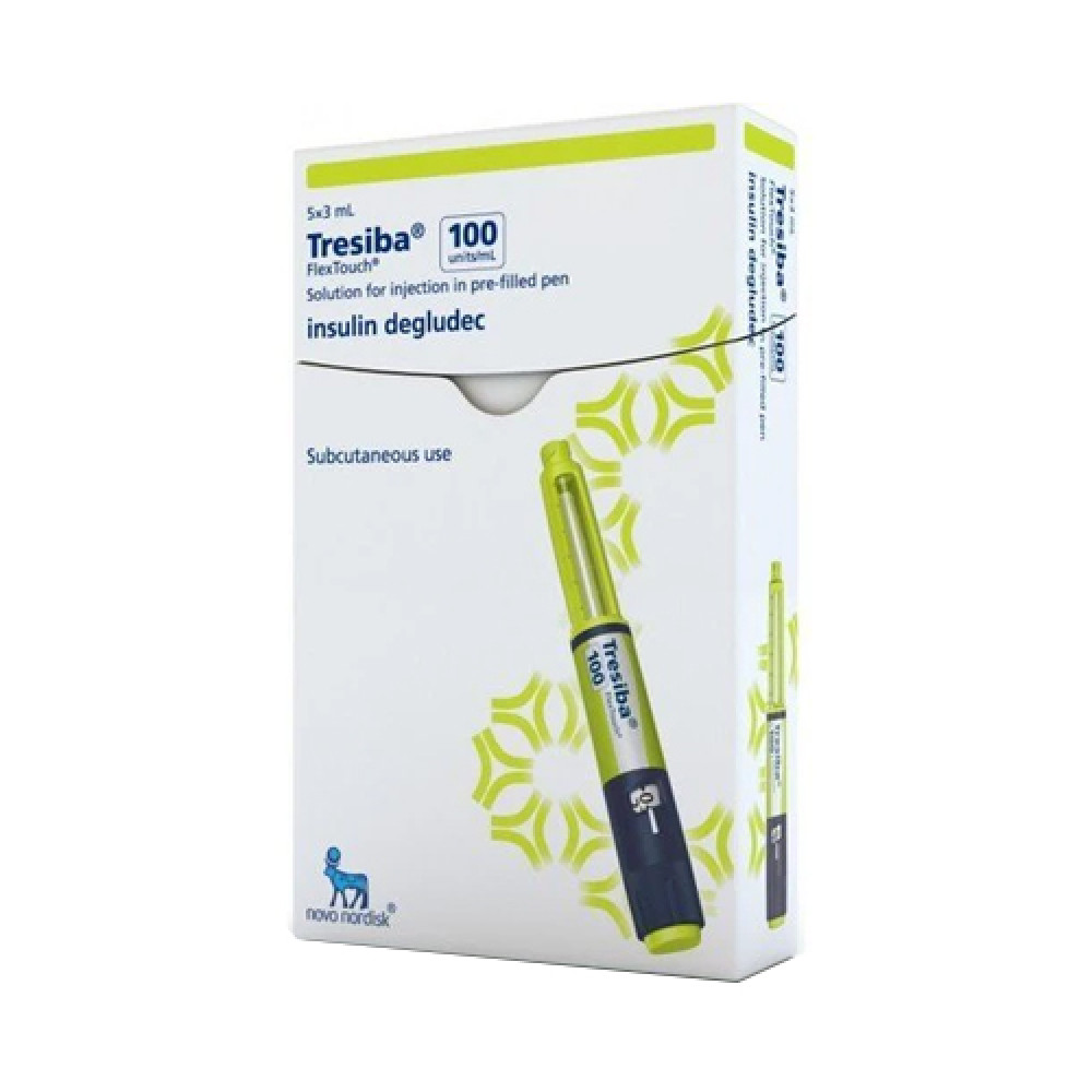Tresiba Flextouch 100IU/ML 5 Pen 3ml