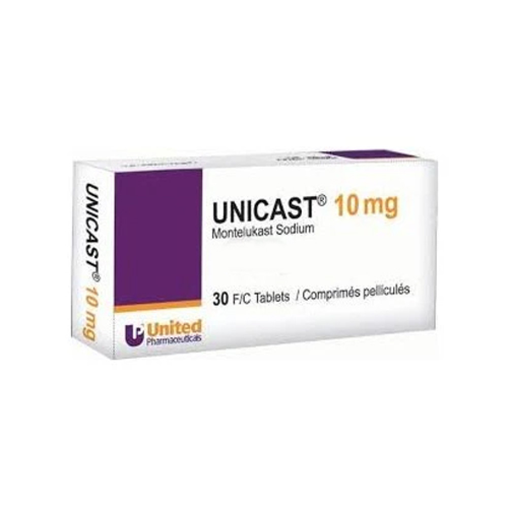 Unicast 10mg Fc 30 Tablets