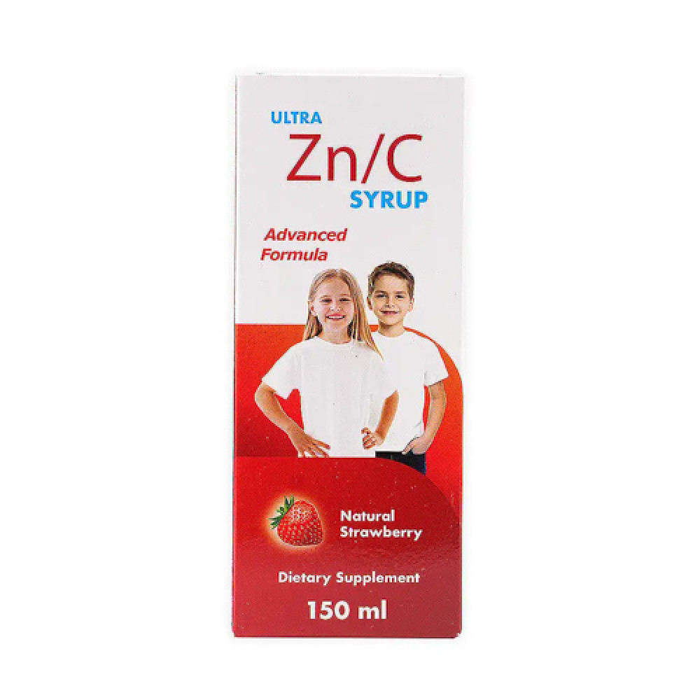 Ultra Zn/C Syrup 150 - Natural Strawberry