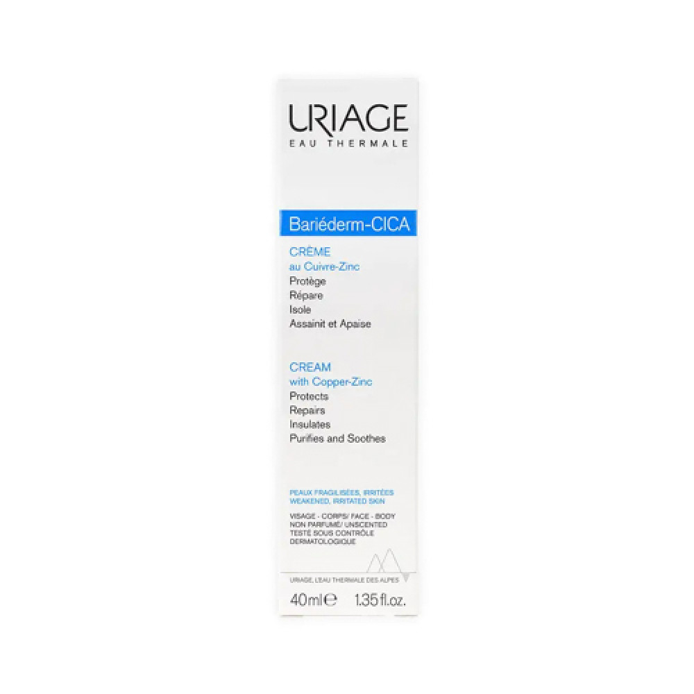 Uriage Bariederm Cica-Cream With Copper-Zinc 40ml