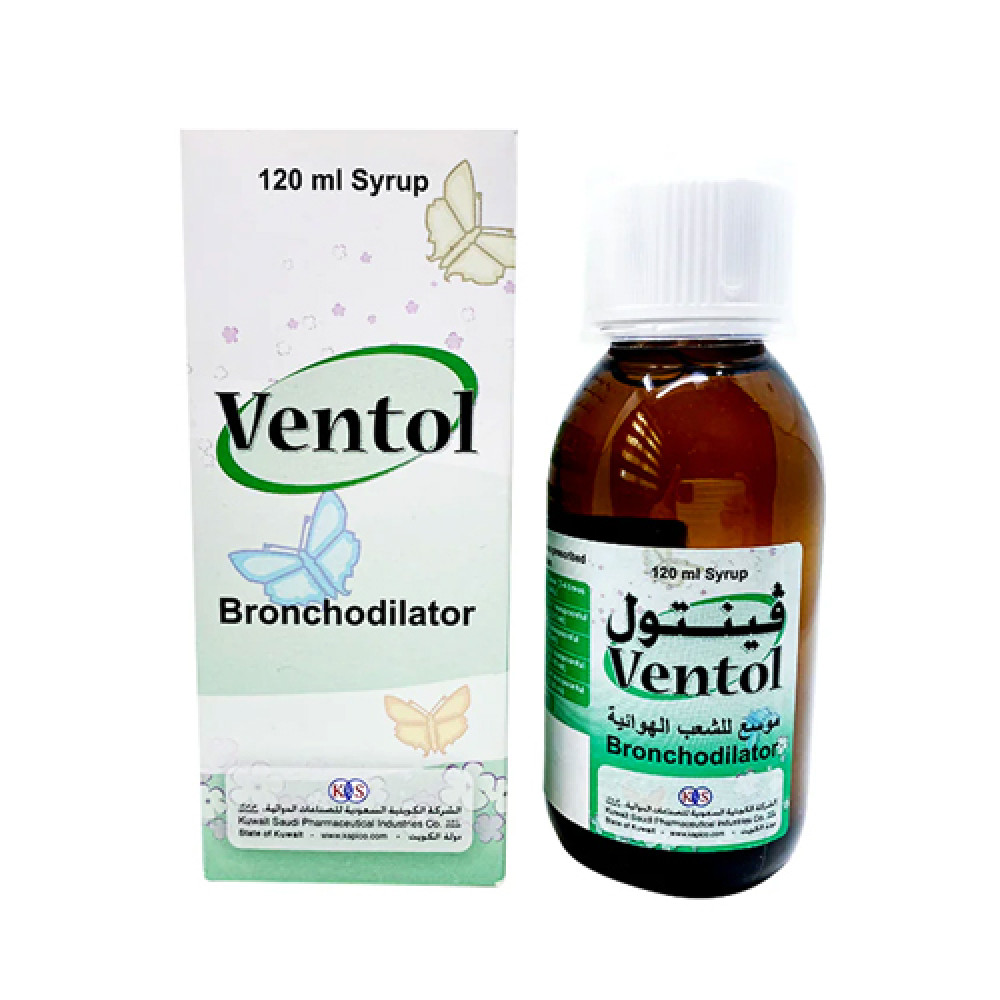 Ventol Syrup 2mg/5ml 120ml