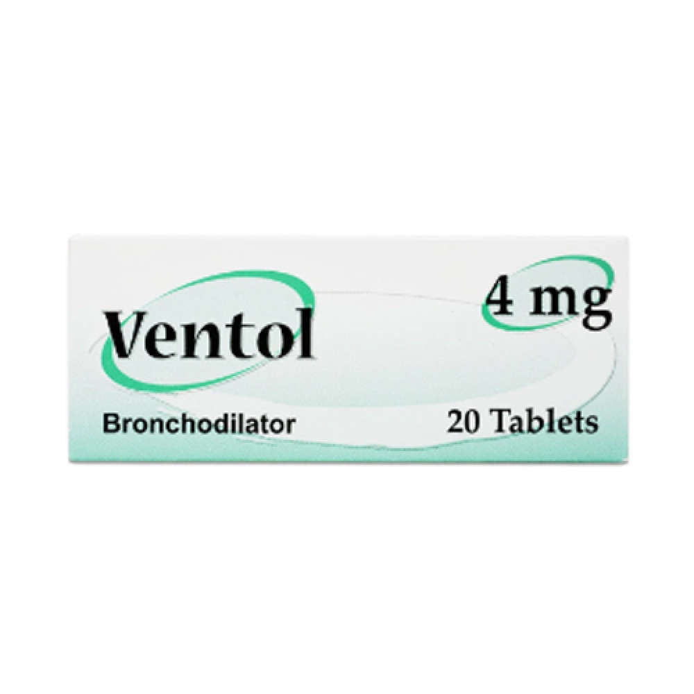 Ventol 4mg 20 Tablets
