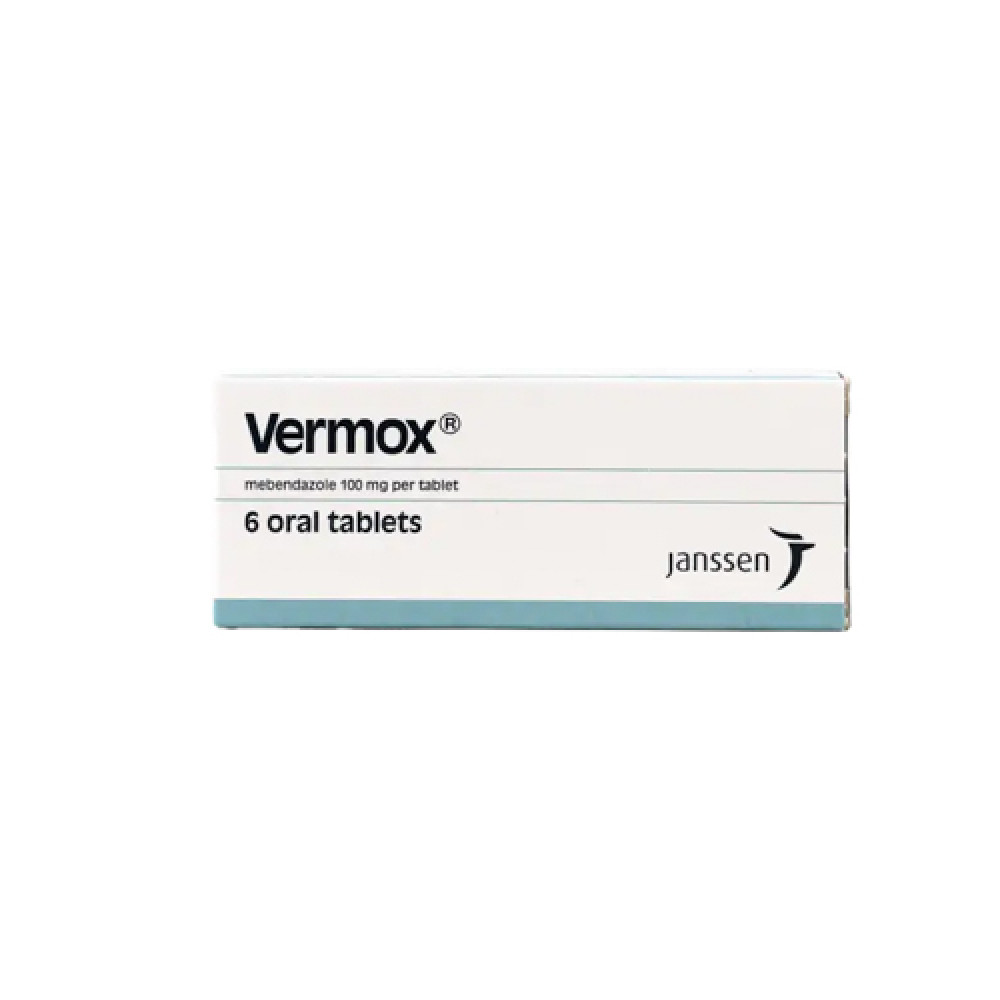 Vermox 100mg 6 Tablets
