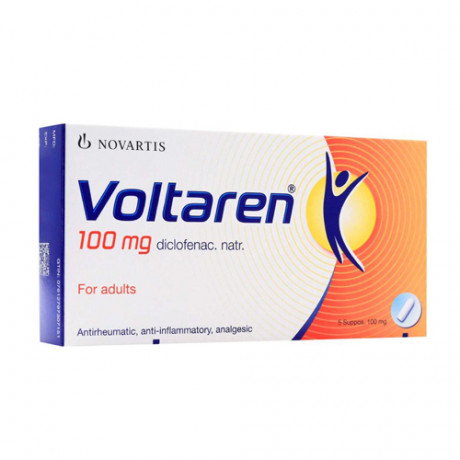 Voltaren 100mg 5 Suppositories