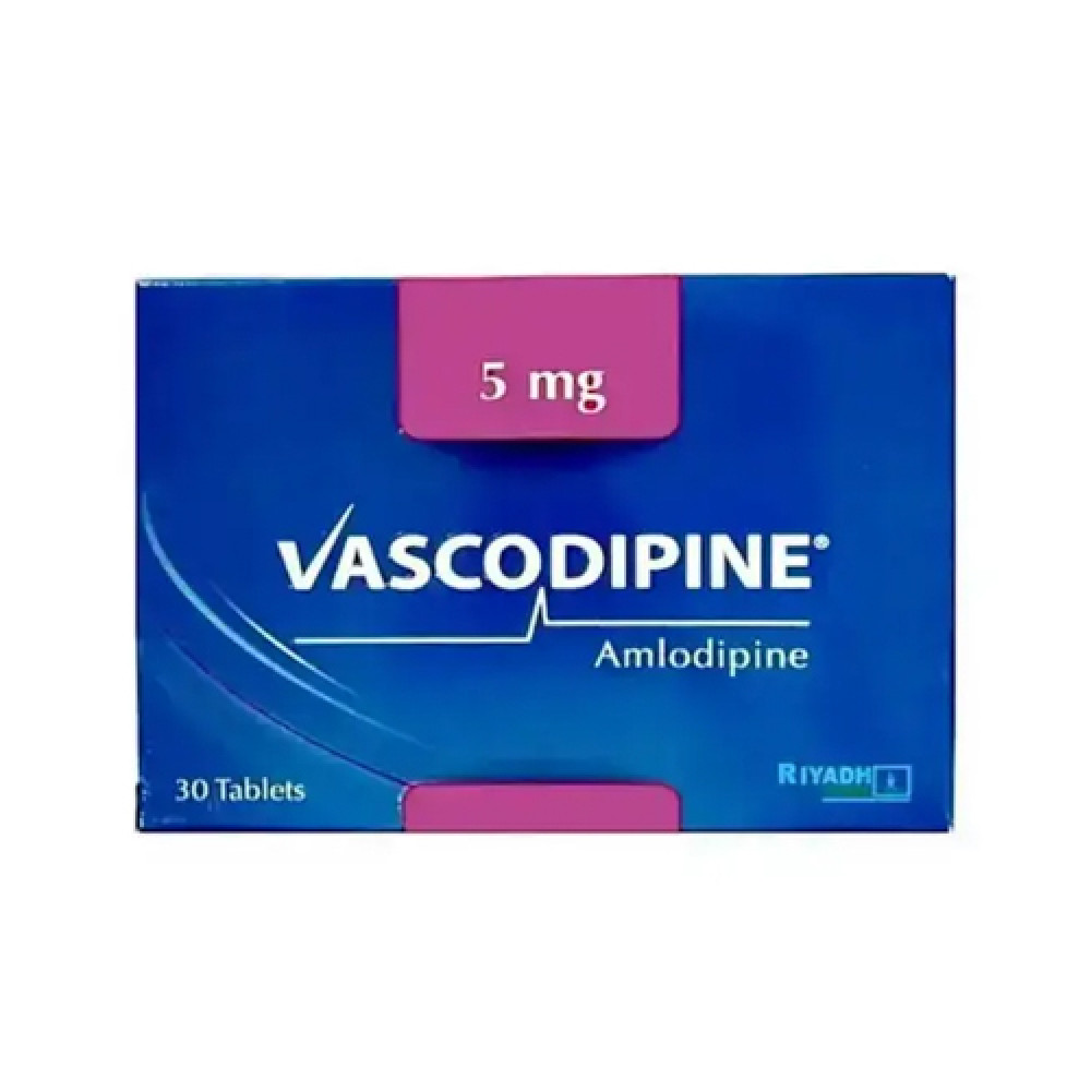 Vascodipine 5mg 30 Tablets