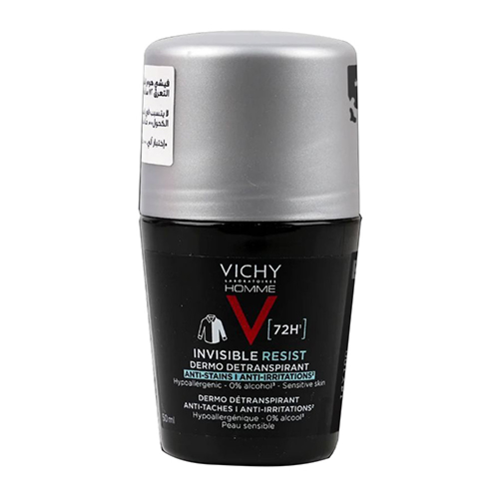 Vichy Deo Roll Invisible Resist 72H 50ml - Black