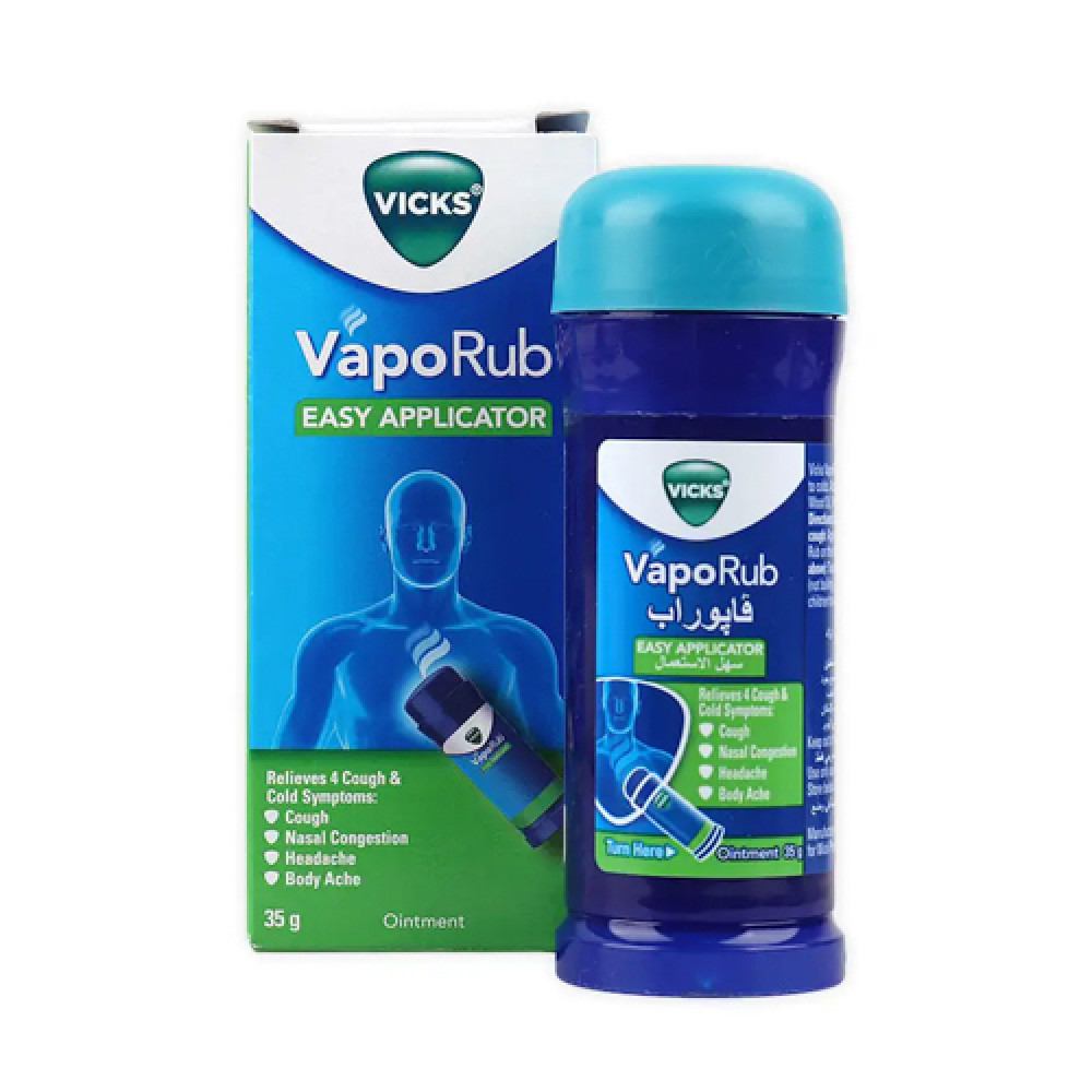 Vicks Vaporub Easy Applicator Ointment 35gm