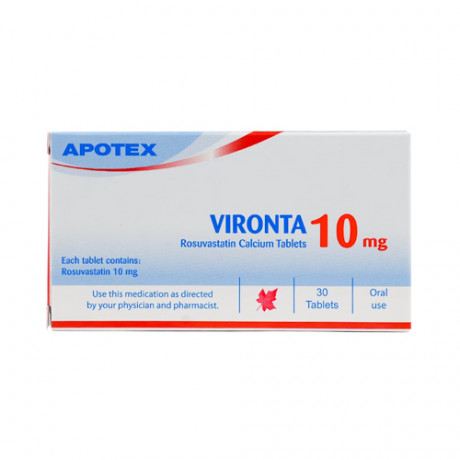 Vironta Rosuvastatin Calcium 10mg 30 Tablets