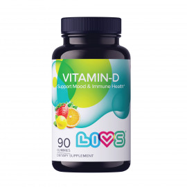 Livs Vitamin D (2000 IU) 90 Gummies