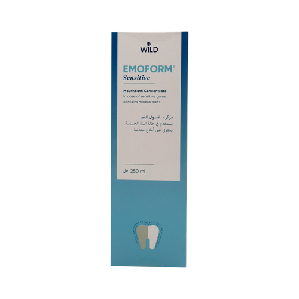 Wild Emoform Sensitive Mouthwash 250ml