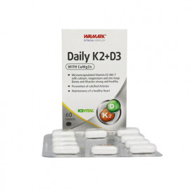 Walmark Daily K2 + D3 With Ca, mg, Zn 60 Tablets