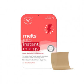 Wellbeing Melts Into Instant Energy 30 Strips - Strawberry Mint