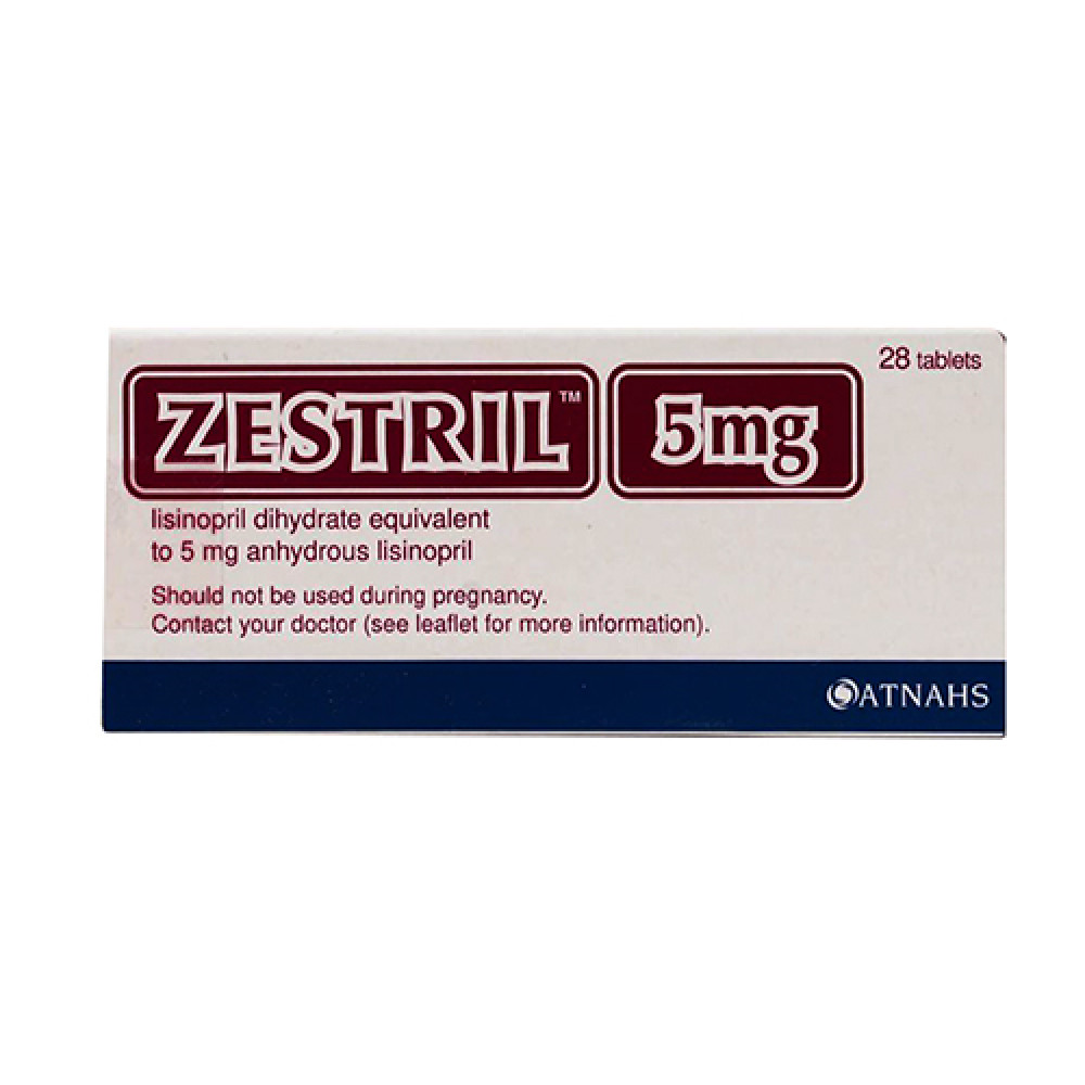 Zestril 5mg 28 Tablets