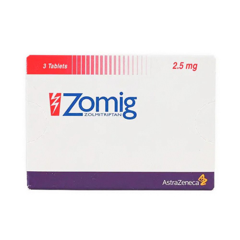 ZOMIG 2.5MG 3 TABLETS
