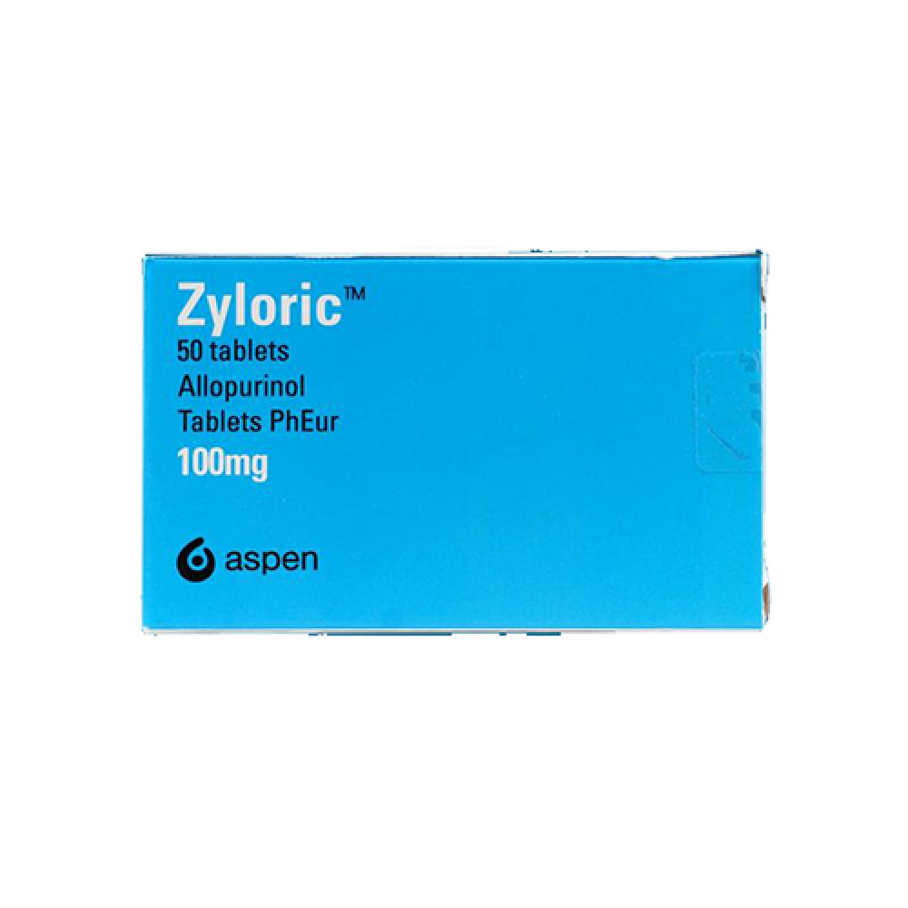 Zyloric 100mg 50 Tablets