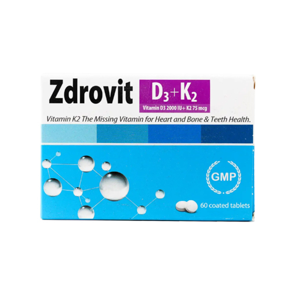 Zdrovit D3+K2 60 Tablets
