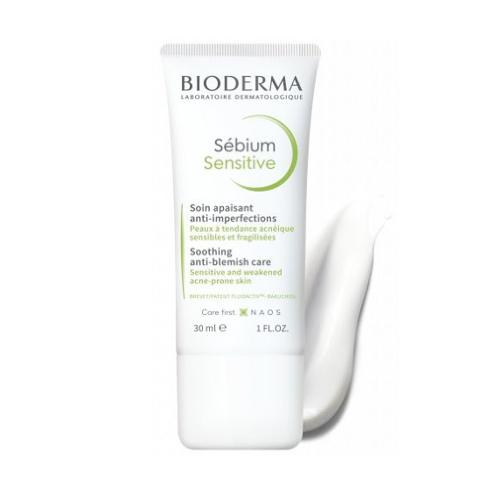 BIODERMA SEBIUM SENSITIVE SOOTHING ANTI-BLEMISH CARE 30ML