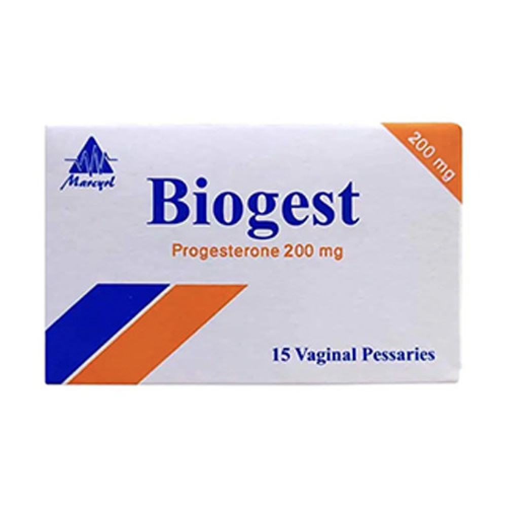Biogest 200mg 15 Vaginal Pessaries