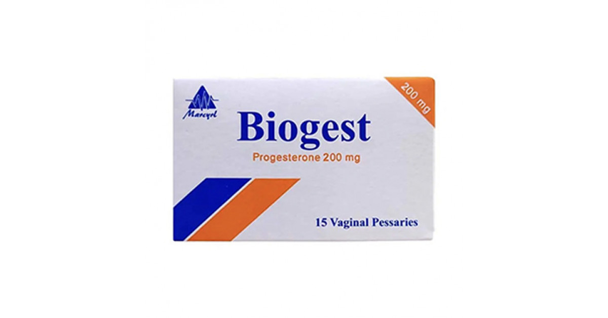 Biogest 200mg 15 Vaginal Pessaries
